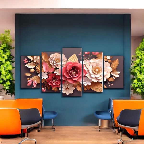 Rich Blossom Arrangement Canvas