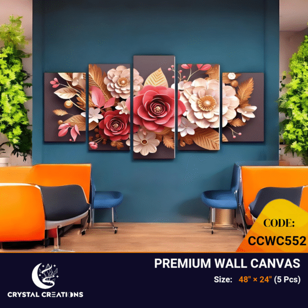Rich Blossom Arrangement Canvas