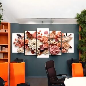 Elegant Floral Premium Wall Canvas