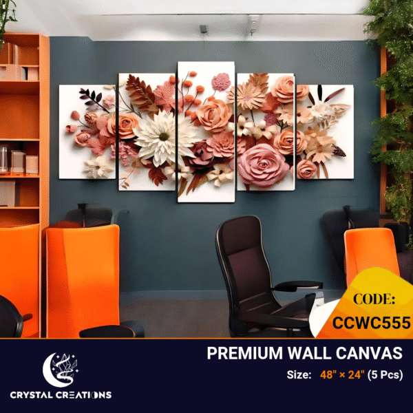 Elegant Floral Premium Wall Canvas