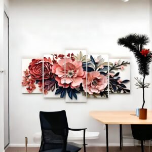 Rich Blossom Arrangement Canvas