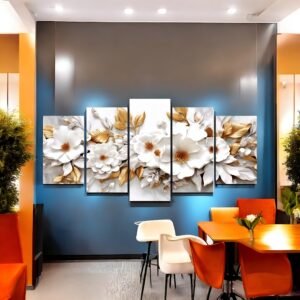 Soft Blossom Arrangement Canvas