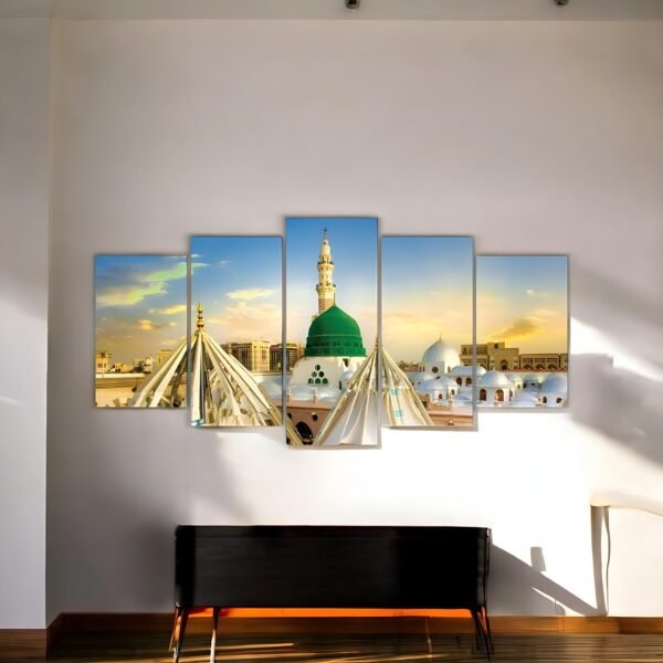 Panoramic Masjid an-Nabawi Canvas