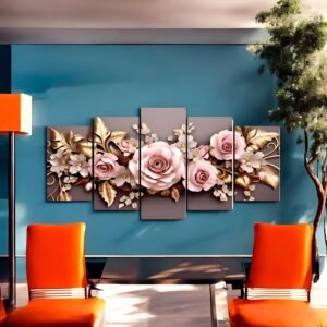 Soft Blossom Arrangement Canvas