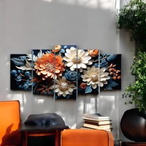 Elegant Floral Premium Wall Canvas