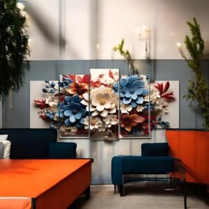 Rich Blossom Arrangement Canvas