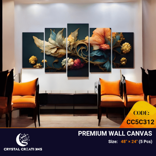 Elegant Floral Premium Wall Canvas