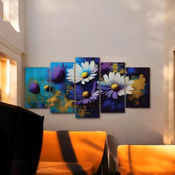 Colorful Blossom Arrangement Canvas