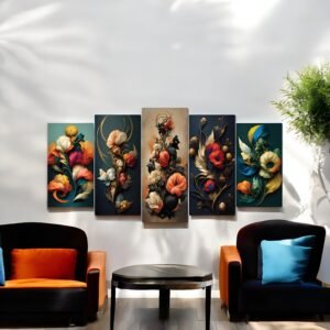 Soft Floral Arrangement Canvas