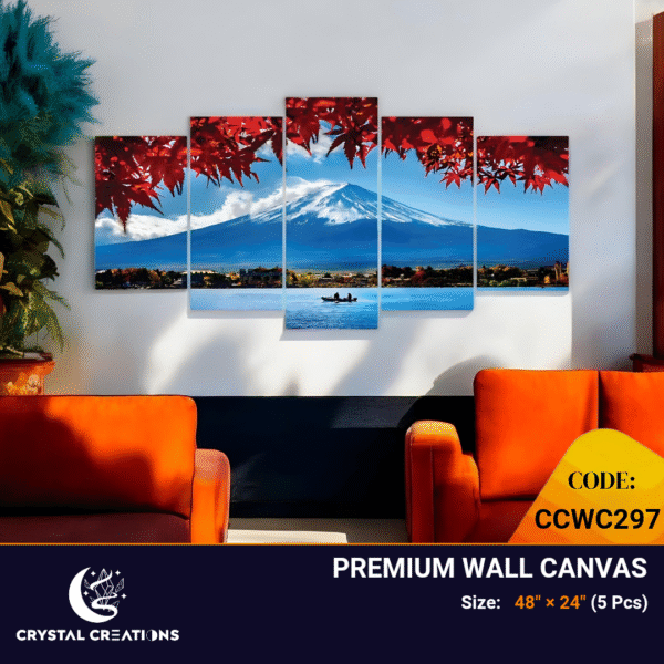 Beautiful and Serene Panoramic Autumn Mountain Wall Art