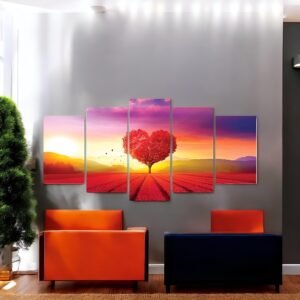 Heart of the Landscape Romantic Tree Canvas