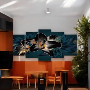 Striking Lily Arrangement Canvas