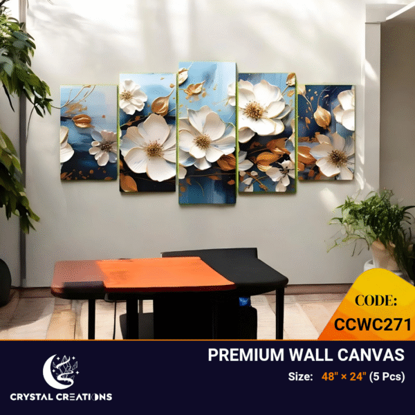 Elegant Floral Premium Wall Canvas