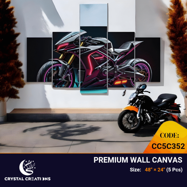 Cyberpunk Speed Premium Canvas Wall Art