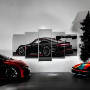 Porsche Racing Heritage: Premium Canvas Wall Art