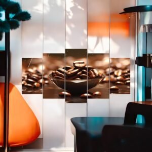 Warm Coffee Lover's Panoramic Wall Art