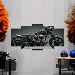 Vintage Iron Horse Canvas Set