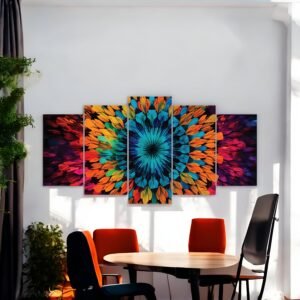 Striking Panoramic Modern Art Set
