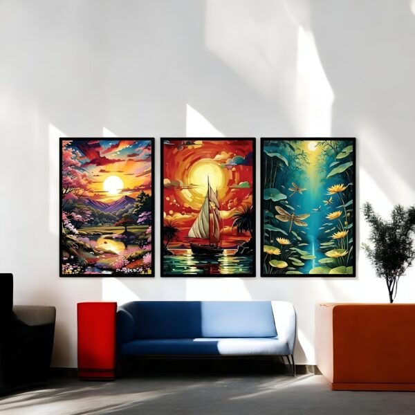Vibrant Nature Canvas Art