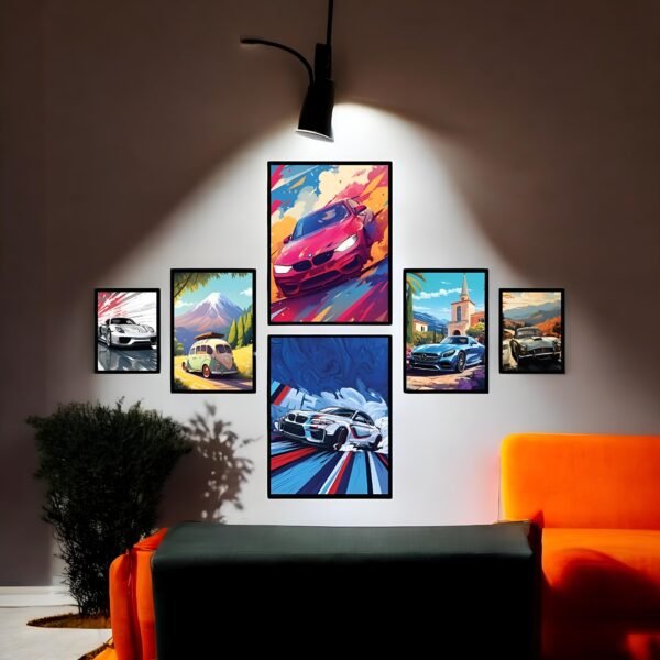 Automotive and Scenic Premium Wall Art Collection