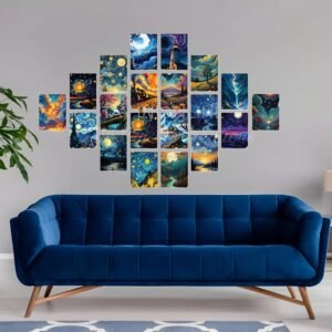 Vibrant Night Visions Premium Art Collection