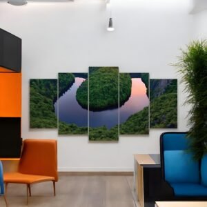 Captivating River Canyon Theme Gallery Wall