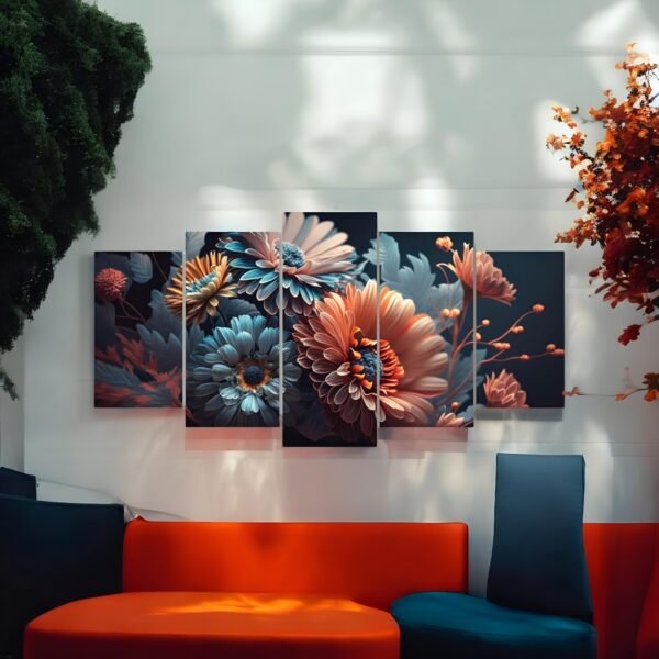 Rich Blossom Arrangement Canvas