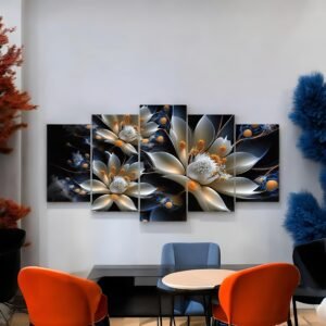 Serene White Floral Wall Decor