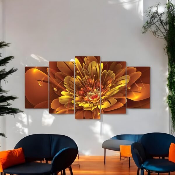 Rich Blossom Arrangement Canvas