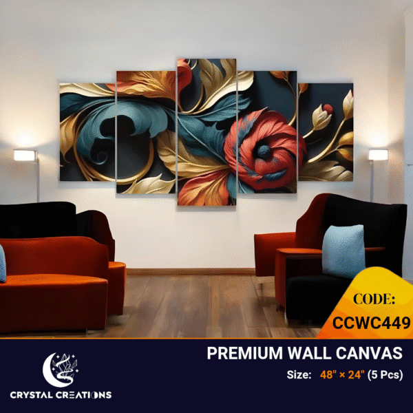 Rich Blossom Arrangement Canvas Print