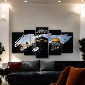 Elegant Islamic Landmark Canvas Set