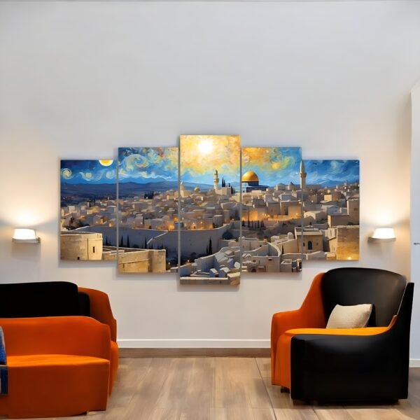 Artistic Holy City Panoramic Display