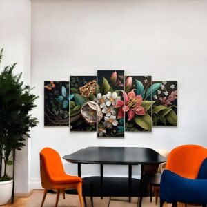 Rich Blossom Arrangement Canvas