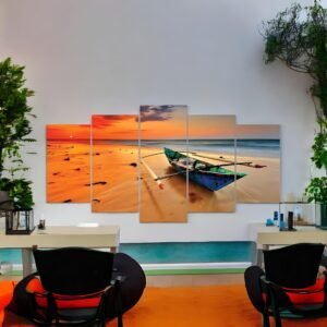 Tranquil Panoramic Seascape Art Set