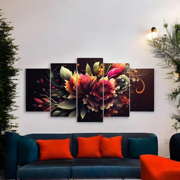 Elegant Floral Premium Wall Canvas