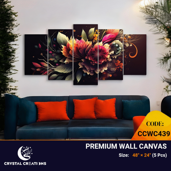 Elegant Floral Premium Wall Canvas