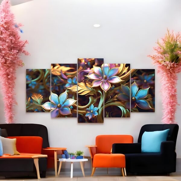 Rich Blossom Arrangement Canvas
