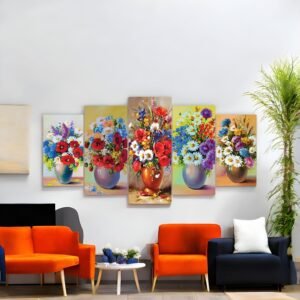 Rich Blossom Arrangement Canvas