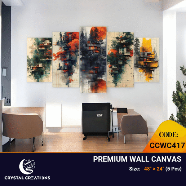 Cityscape Hues Architectural Canvas
