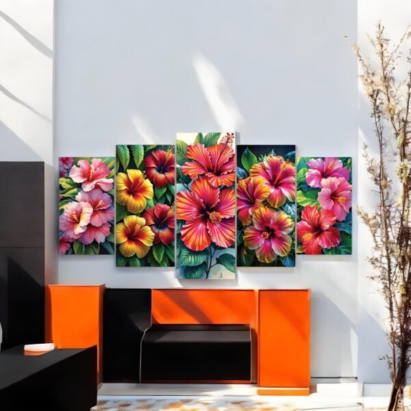 Rich Blossom Arrangement Canvas