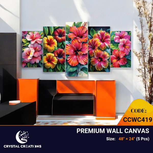 Rich Blossom Arrangement Canvas