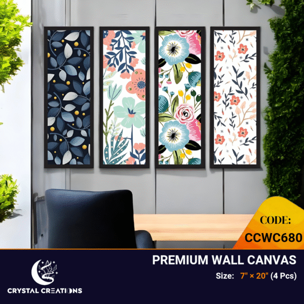 Modern Floral Harmony Vibrant Pattern Collection