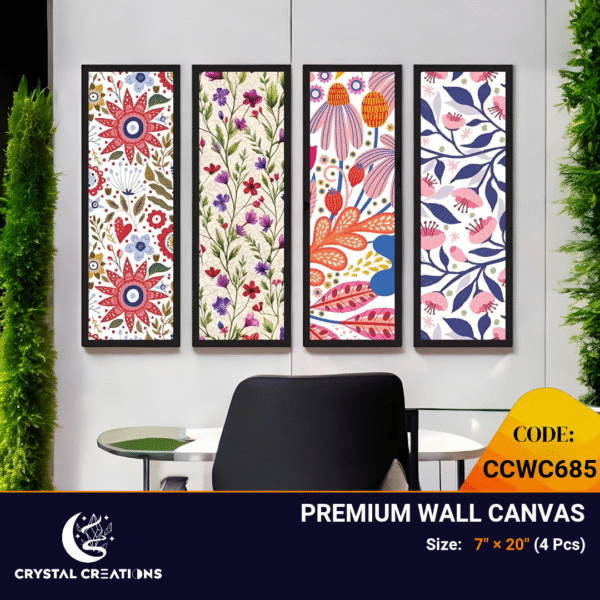 Cheerful Floral Medley Vibrant Pattern Collection
