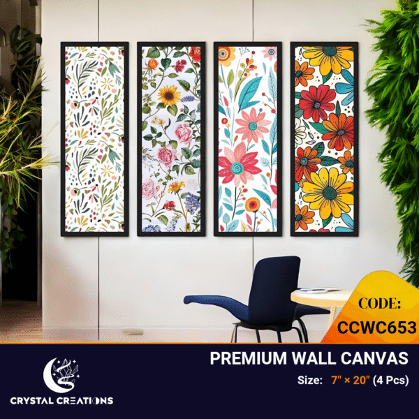 Cheerful Floral Medley Vibrant Pattern Collection