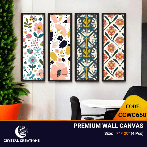 Abstract Sunset Vibrant Canvas Set
