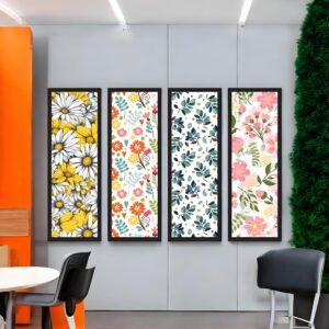 Cheerful Floral Medley Vibrant Pattern Collection