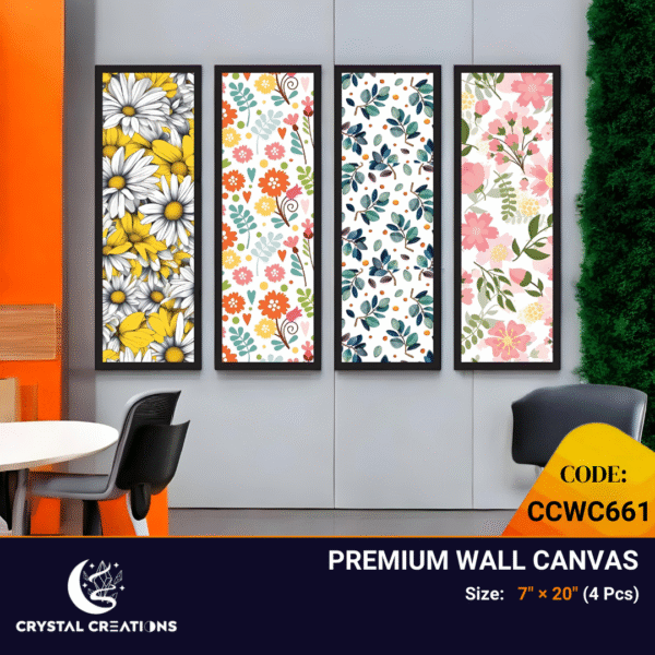 Cheerful Floral Medley Vibrant Pattern Collection