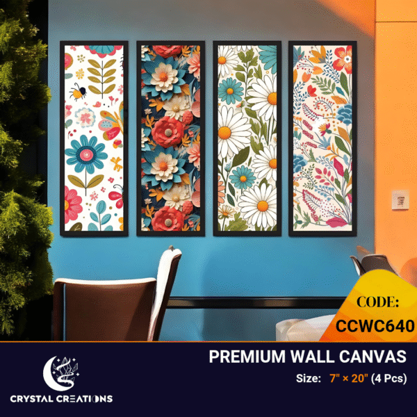 Cheerful Floral Medley Vibrant Pattern Collection