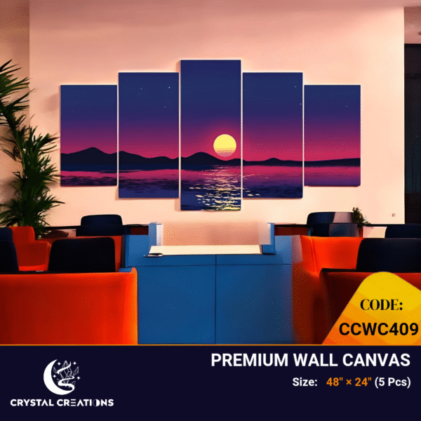Captivating Lunar Night Theme Gallery Wall