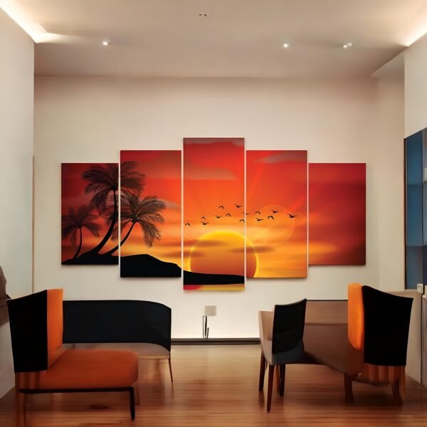 Tropical Sunset Canvas